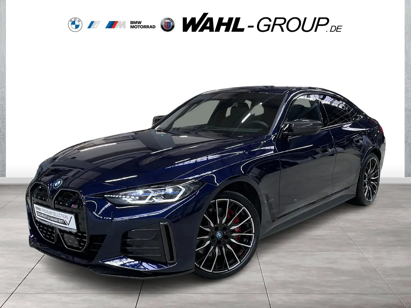 BMW i4 M50 GRAN COUPE H&K HIFI DAB KOMFORTZG. LASER ALU 2 Bleu - 1