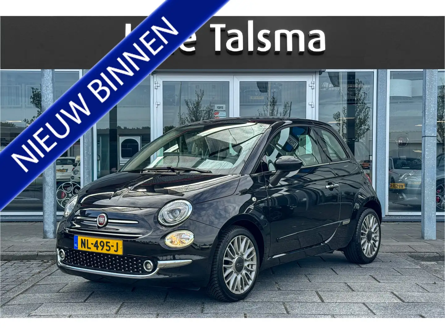 Fiat 500 TwinAir Turbo Lounge | Navigatie | 16" Lichtmetale Noir - 1