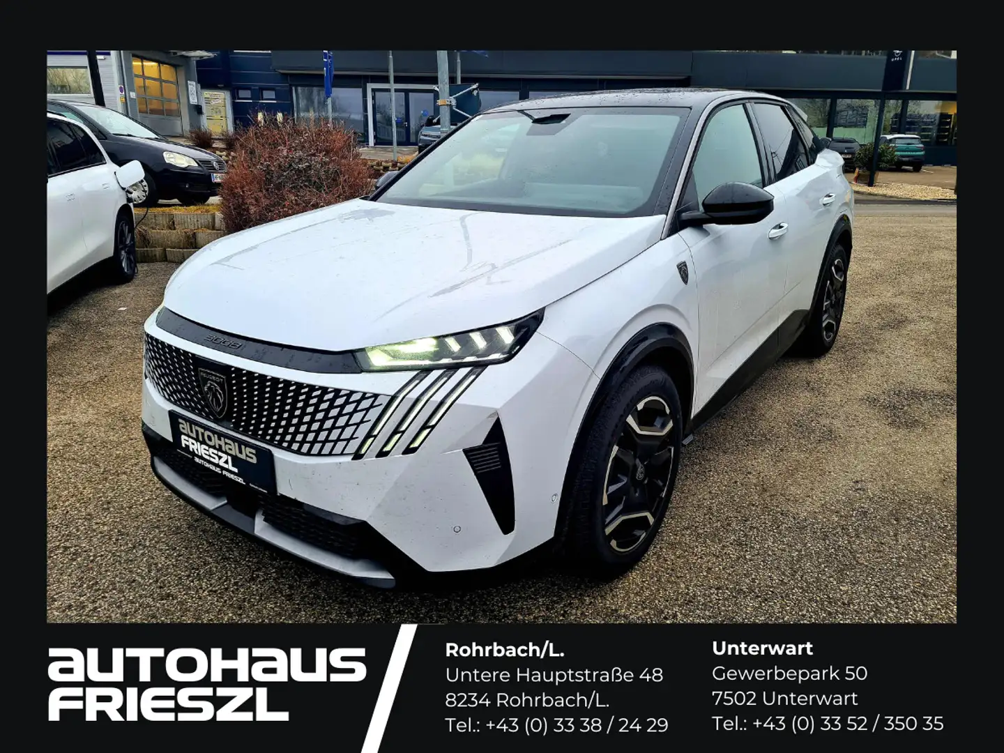 Peugeot 3008 Elektro 210 73kWh GT PANO, Weiß - 1