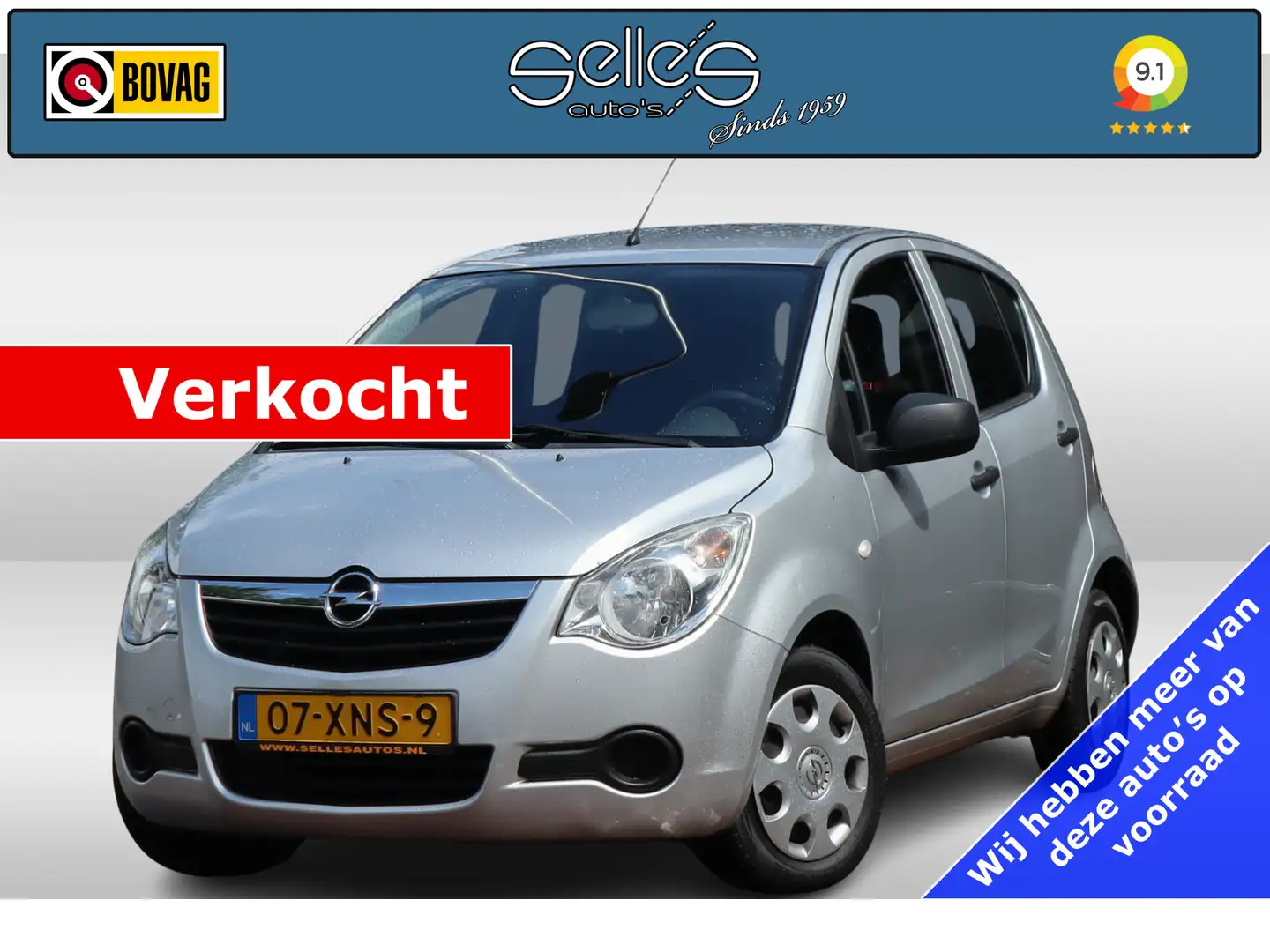 Opel Agila 1.0 Selection | Elektrisch Pakket Сірий - 1