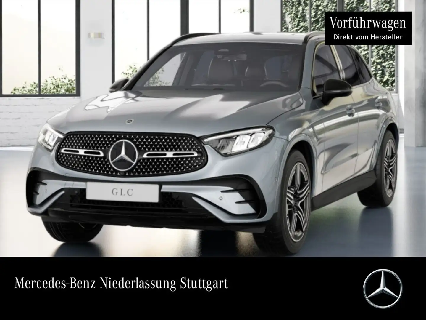 Mercedes-Benz GLC 200 4M AMG+NIGHT+AHK+LED+KAMERA+TOTW+KEYLESS Silver - 1