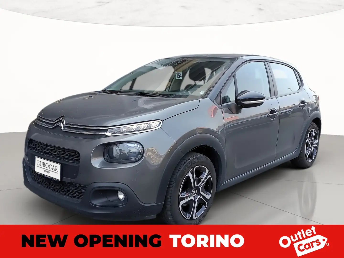 Citroen C3 1.2 puretech shine 82cv Grijs - 1