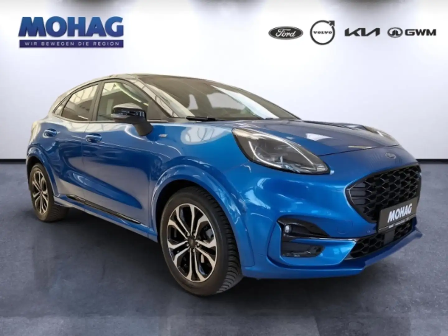 Ford Puma Hybrid 1.0l EcoBoost Mild T ST-Line X -EU6d- Blau - 2