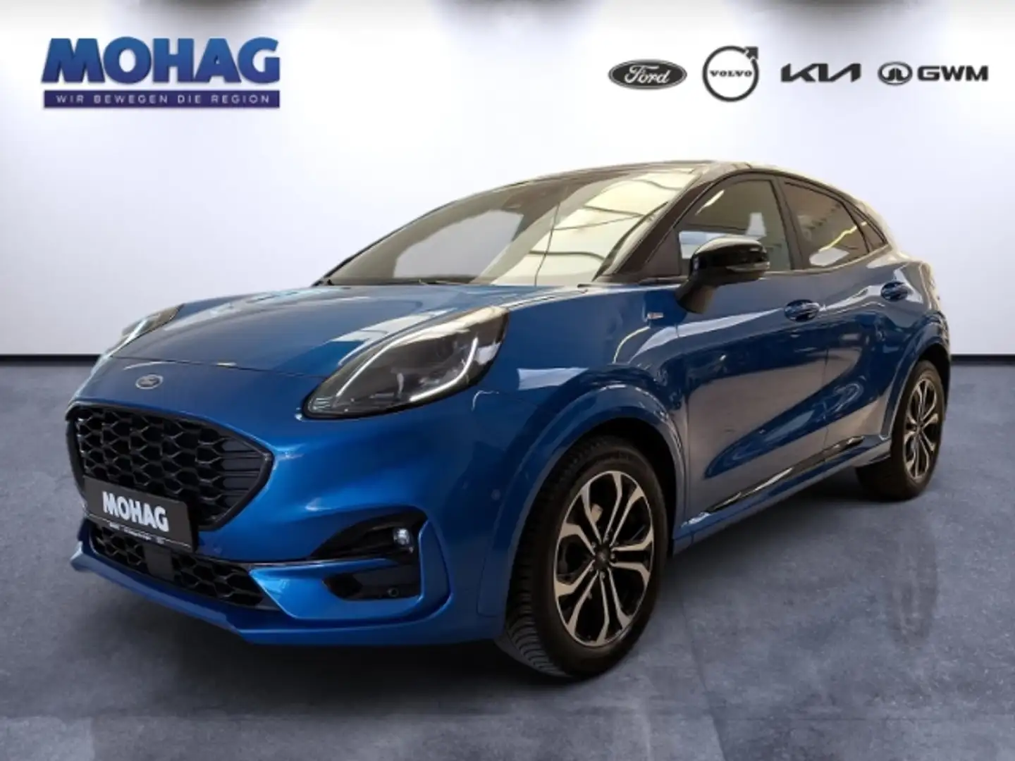 Ford Puma Hybrid 1.0l EcoBoost Mild T ST-Line X -EU6d- Blau - 1