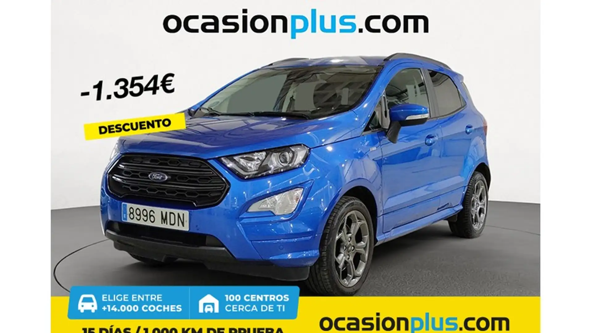Ford EcoSport 1.0 EcoBoost ST Line 125 Azul - 1
