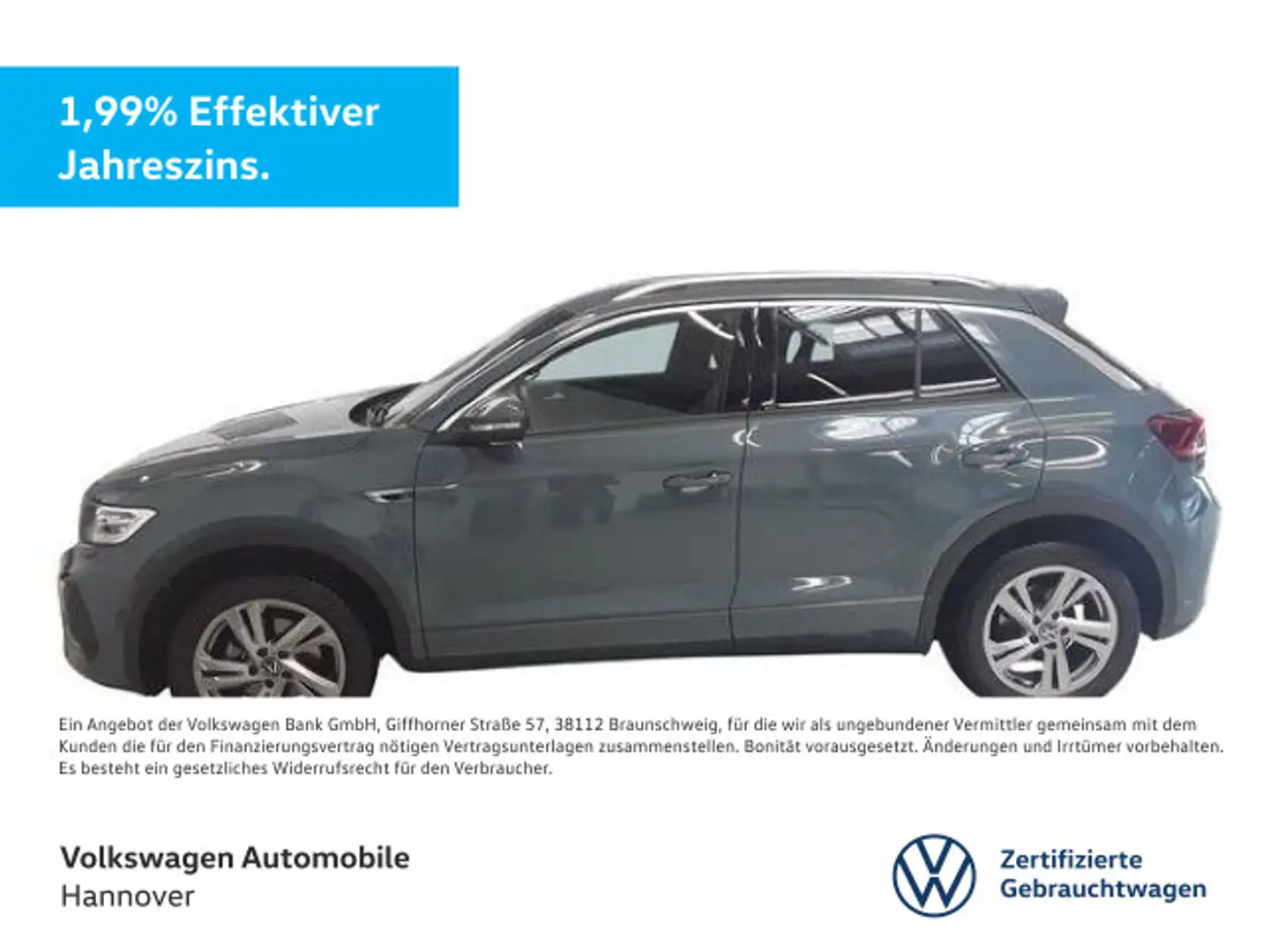 Volkswagen T-Roc 1.5 TSI R-Line DigCockpit ACC PDC SHZ LED Blau - 1