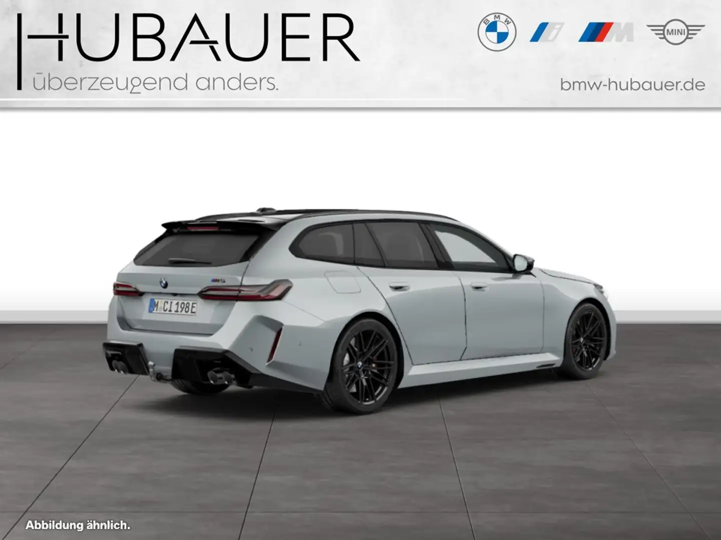BMW M5 Touring [HUD, AHK, ACC, B&W Sound, RFK] DAB Grau - 2