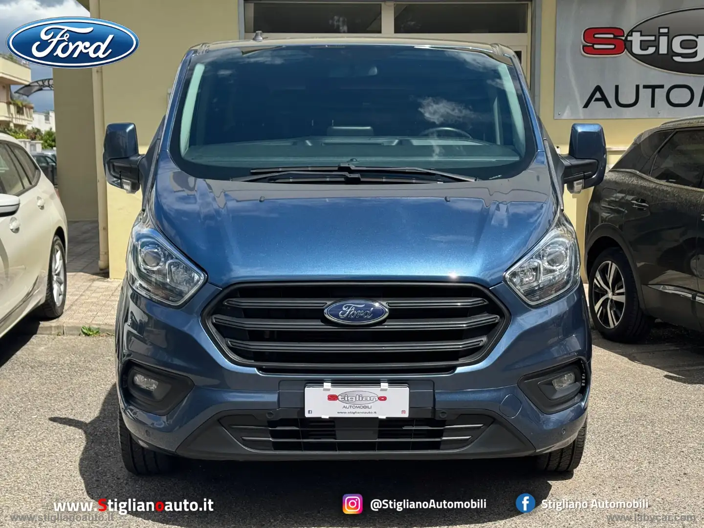 Ford Transit Custom Tran.Cust.320 2.0EcoB.130MHEVPL Comb.Tr. 9 POSTI + Blu/Azzurro - 1