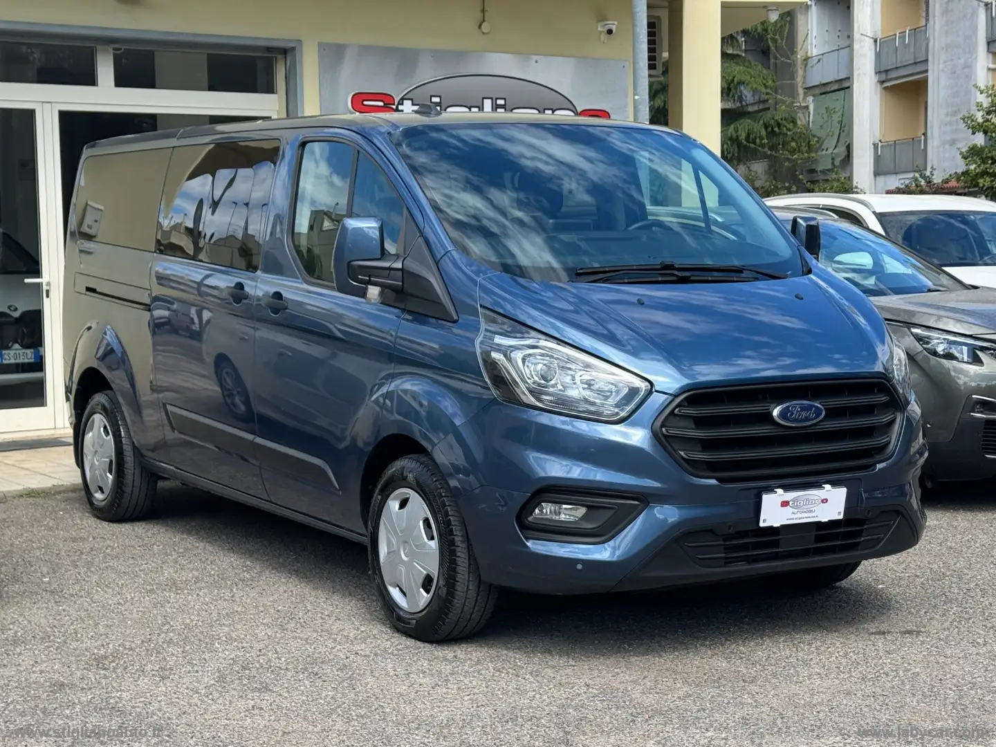 Ford Transit Custom Tran.Cust.320 2.0EcoB.130MHEVPL Comb.Tr. 9 POSTI + Blu/Azzurro - 2