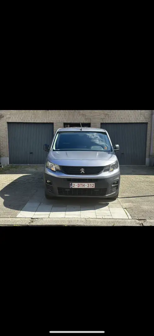 Peugeot Partner maxi chassis utilitaire 1.5hdi euro 6D Grijs - 1