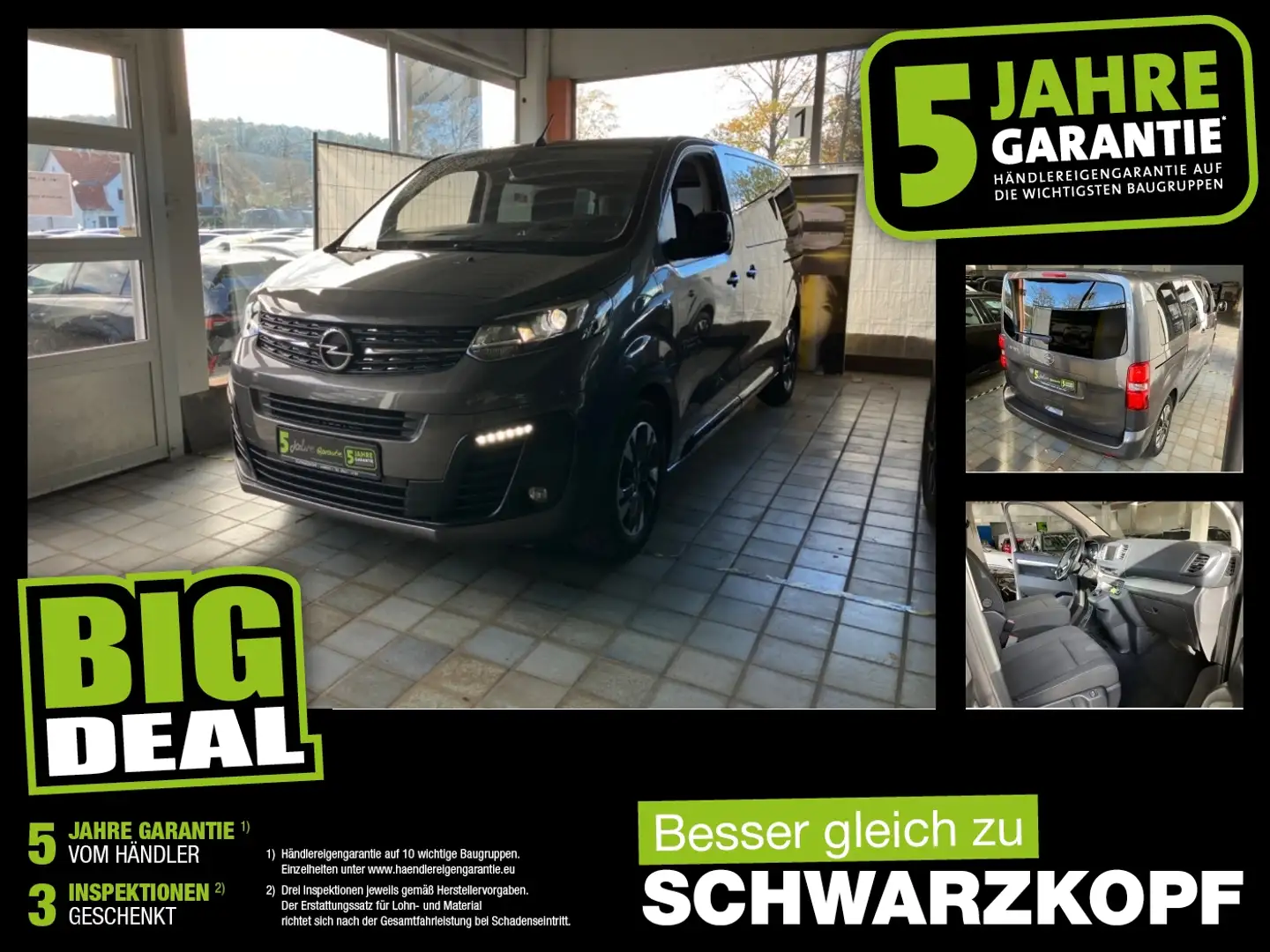 Opel Zafira Life 2.0D Navi,Parkpilot,HeadUpDisplay Grigio - 1