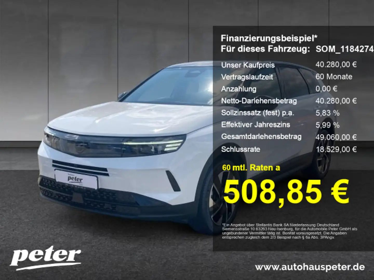 Opel Grandland Grandland 1.2 Mild-Hybrid GS Panoramadach Blanc - 1