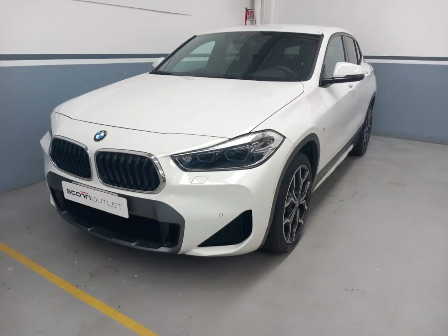 BMW X2 xdrive18d Msport X auto Bianco - 1