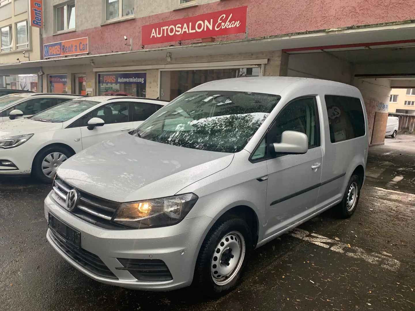 Volkswagen Caddy 1,4 TGI NAVI PDC KLIMA 1 HAND Fernster BMT Grau - 2