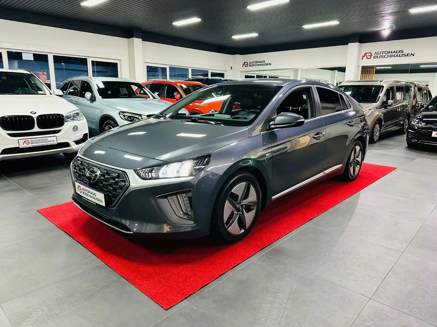 Hyundai IONIQ Premium Hybrid Aut.*Renterfzg*Topausstatt. Grau - 1