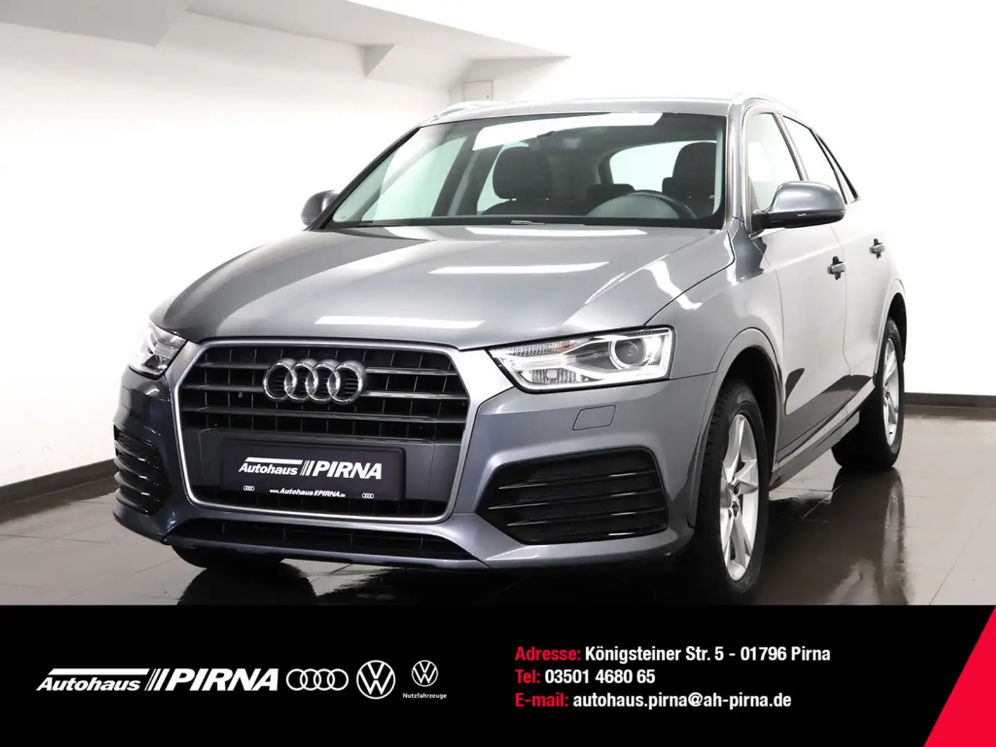 Audi Q3 2.0 TDI sport NAVI XENON AHK Grau - 1