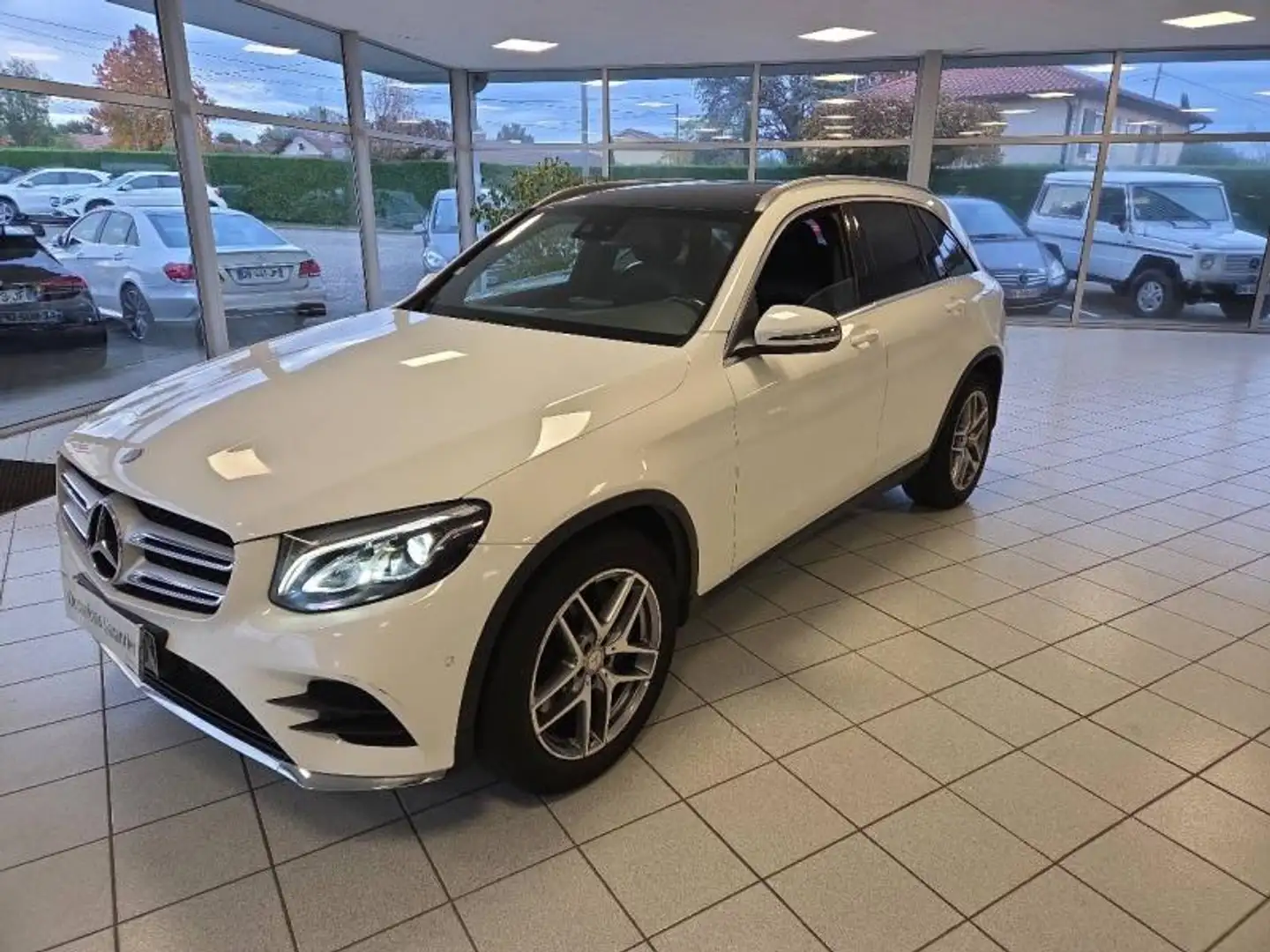 Mercedes-Benz GLC 220 220 d 170ch Sportline 4Matic 9G-Tronic Blanc - 1