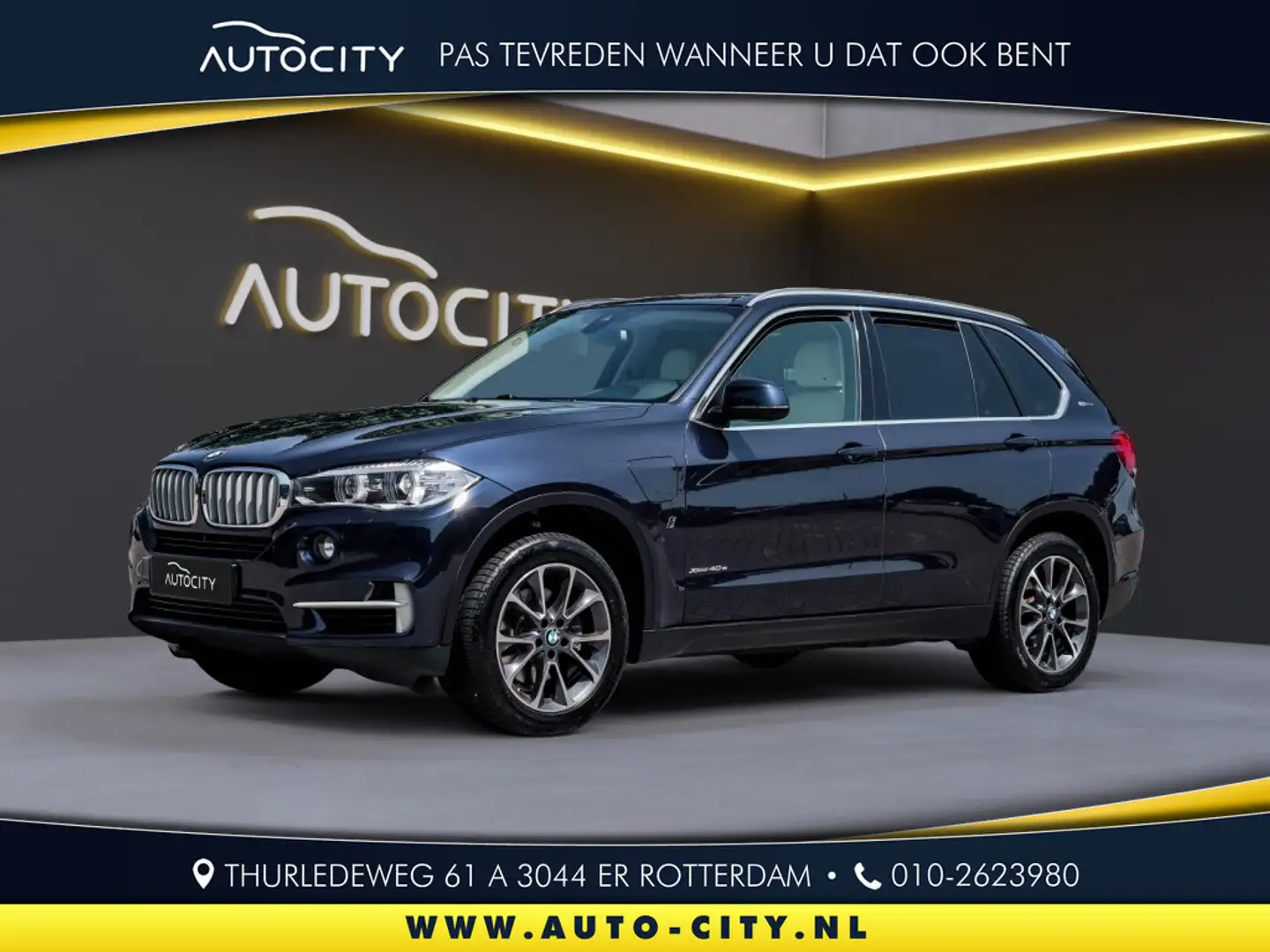 BMW X5 xDrive40e iPerformance High Exc. Leder l Trekhaak Blau - 1