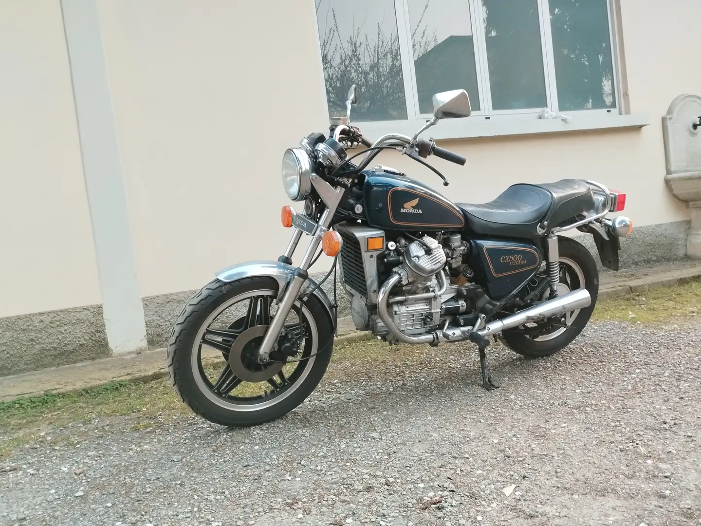 Honda CX 500 Azul - 2