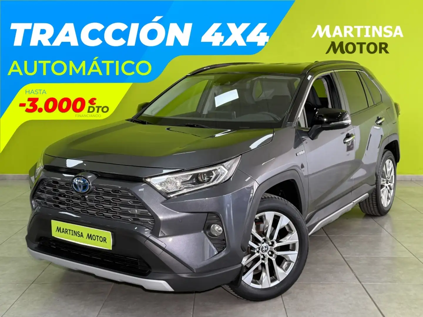 Toyota RAV 4 2.5 hybrid 4WD Luxury Gris - 1