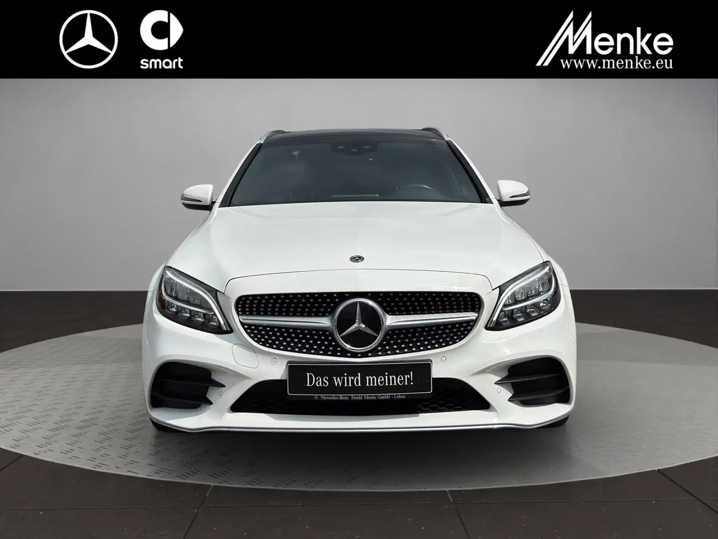 Mercedes-Benz C 220 d T-Mod AMG+Distronic+CarPlay+Kamera+Memo+ Biały - 2