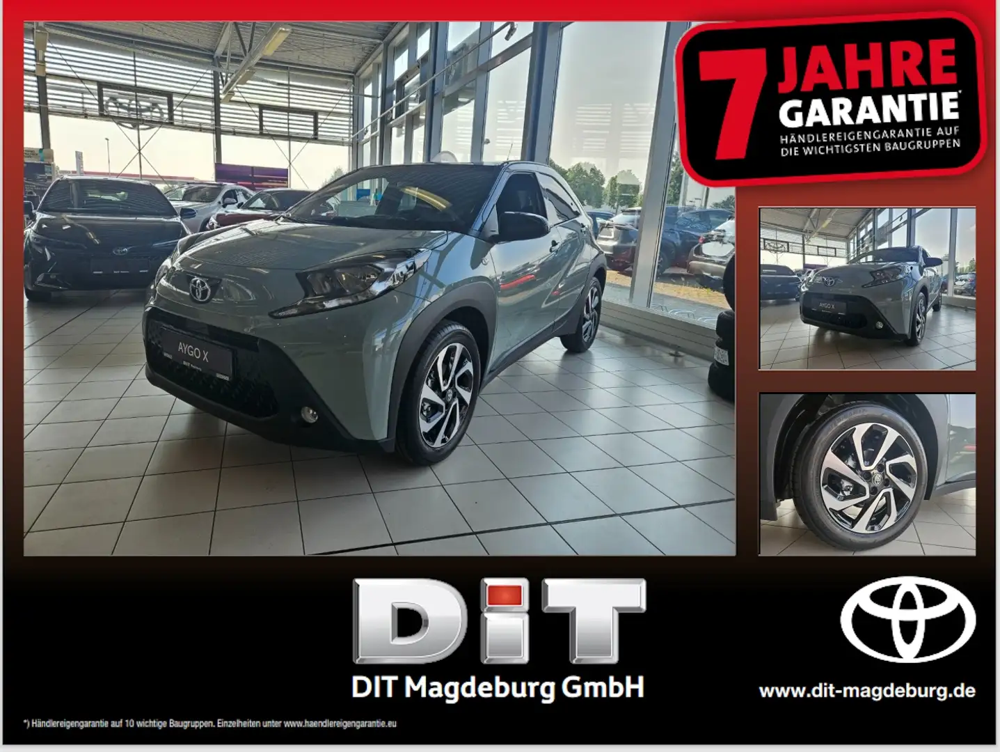 Toyota Aygo X 1.0 Teamplayer ACC+Navi+SHZ+Fernlichtass. Verde - 1