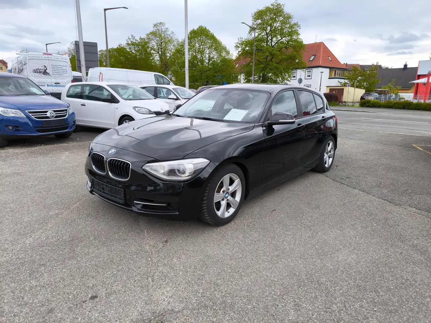BMW 118 118i Sitzheizung Einparkhilfe TÜV NEU Schwarz - 1