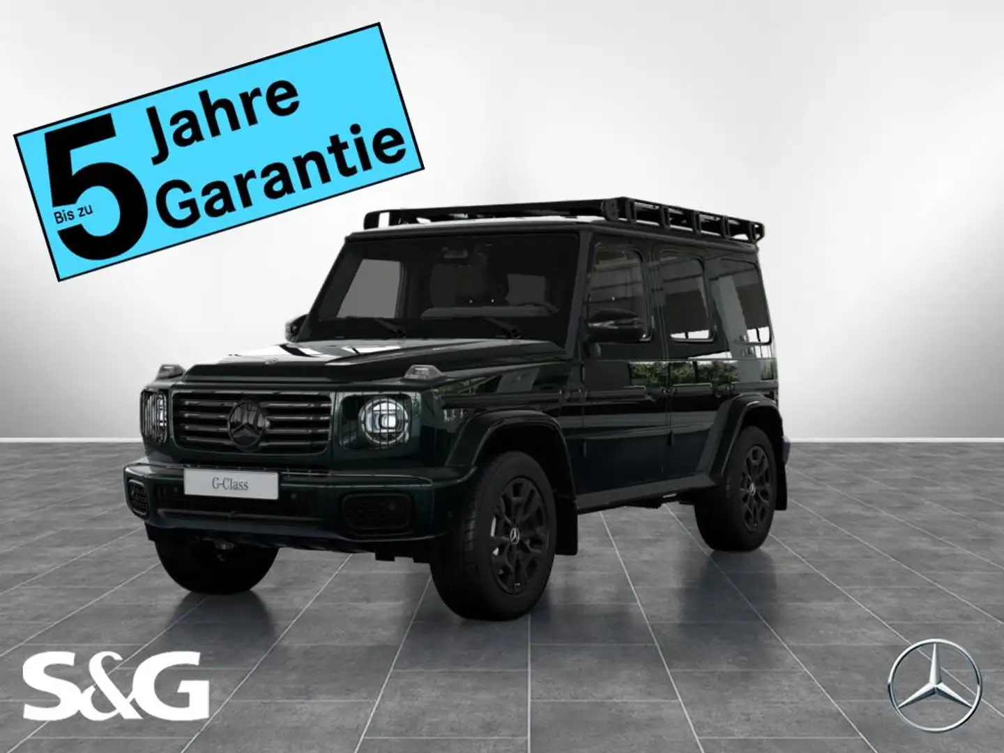 Mercedes-Benz G 450 d Professional+RüKam+AHK+Standhzg+Gepäcktr Grün - 1