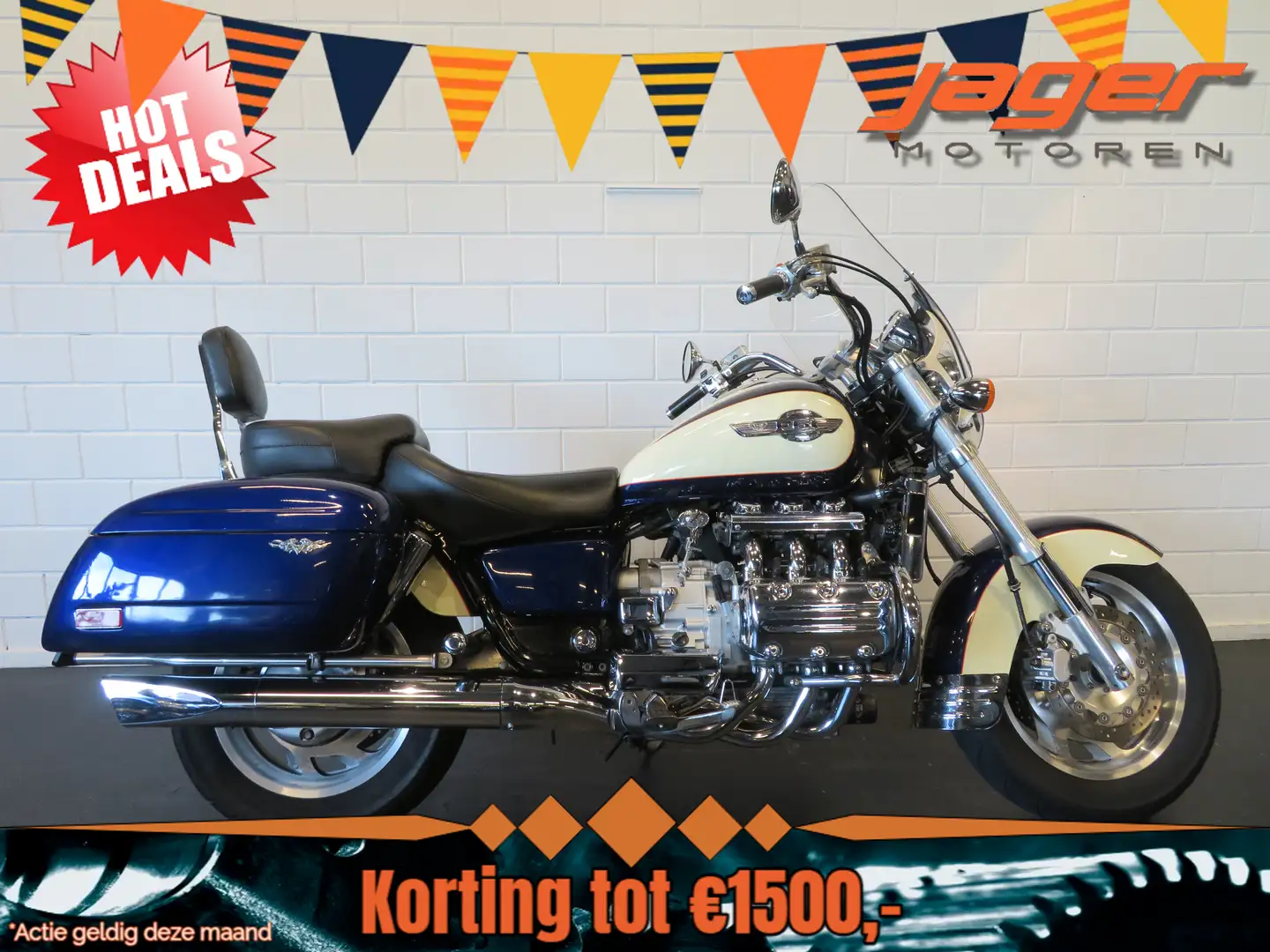 Honda GL 1500 F6C FLAT SIX VALKYRIE TOP! Blauw - 1