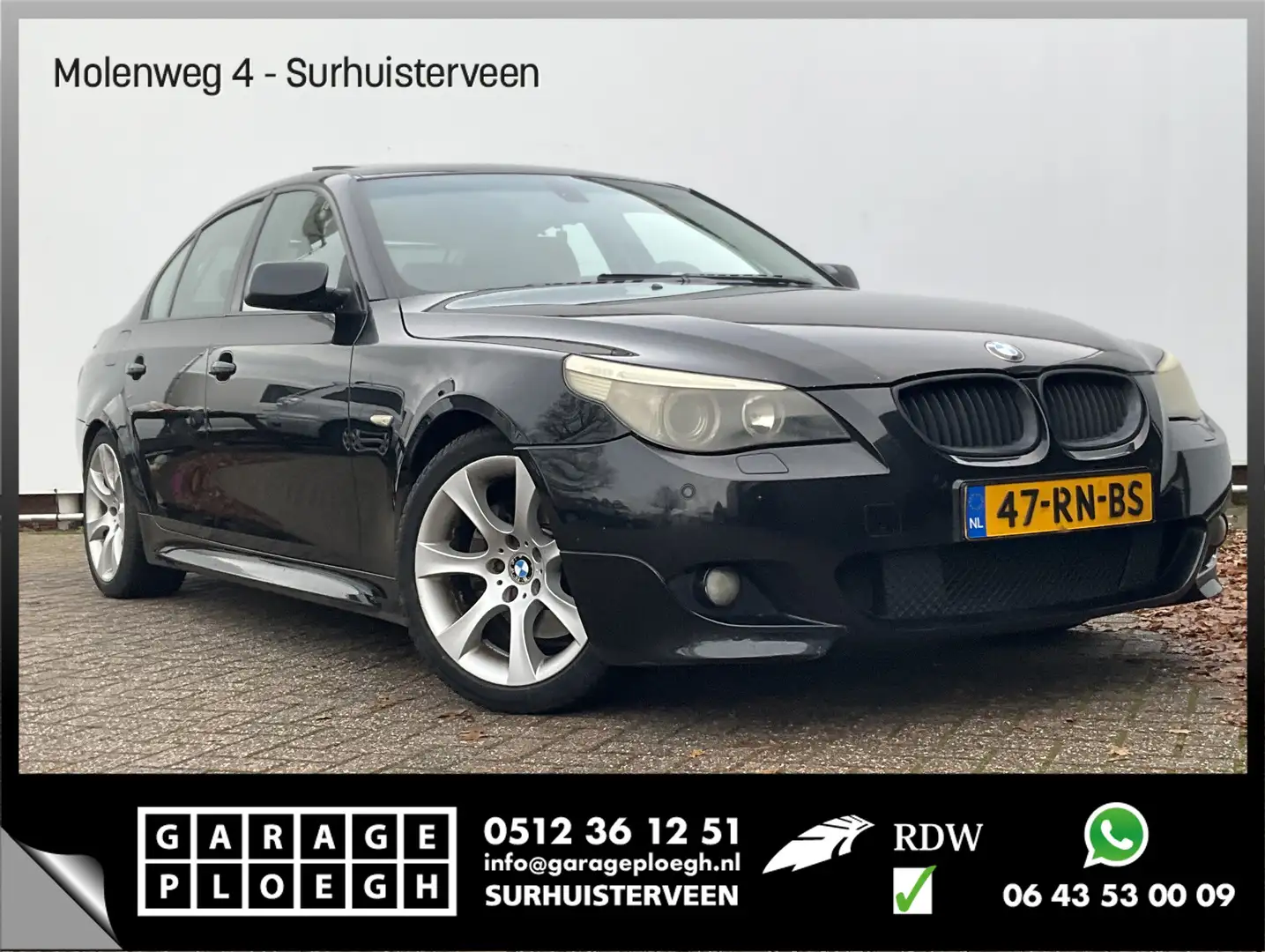 BMW 530 5-serie 530d Executive 6-Cil Leer M-Sport Dak Trek Nero - 1