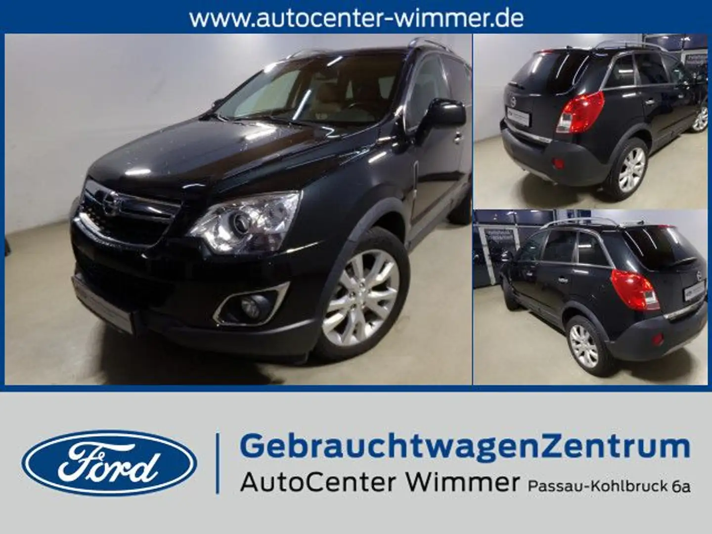 Opel Antara Cosmo 4x4 CDTI 2.2  Automatik AHK abnehmbar Nero - 1
