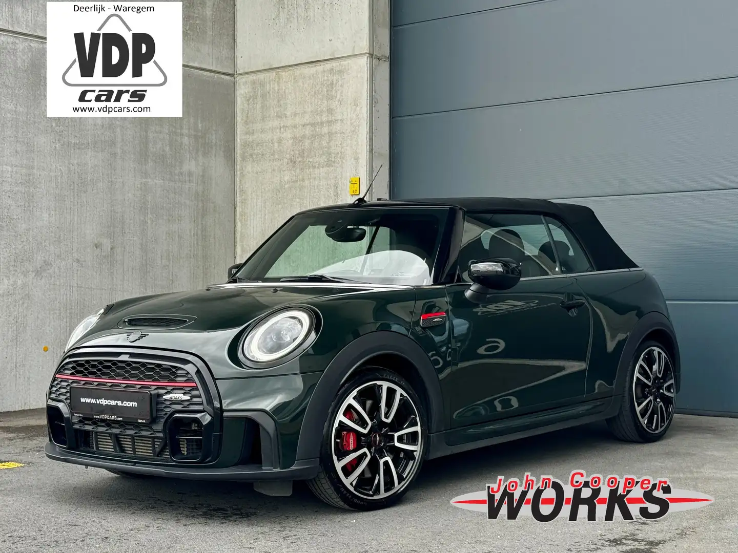 MINI Cooper S Cabrio JCW ADAPTIVE SUSPENSION - LED - SHADOW PACK - Vert - 1
