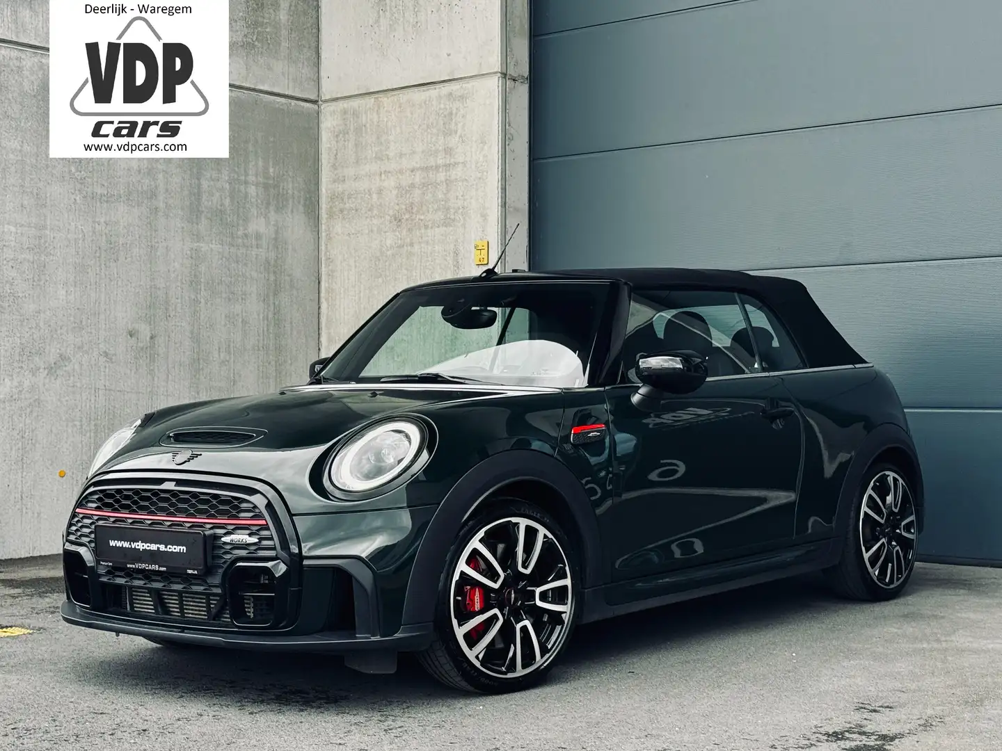 MINI Cooper S Cabrio JCW ADAPTIVE SUSPENSION - LED - SHADOW PACK - Vert - 2
