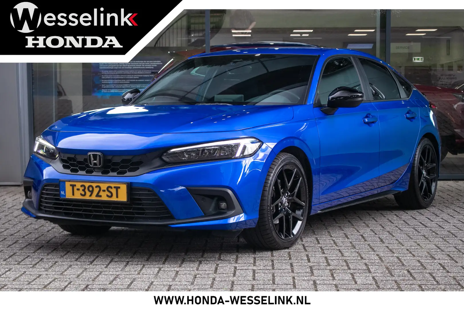 Honda Civic 2.0 e:HEV Sport Automaat -All in rijklrprijs | Hon Bleu - 1