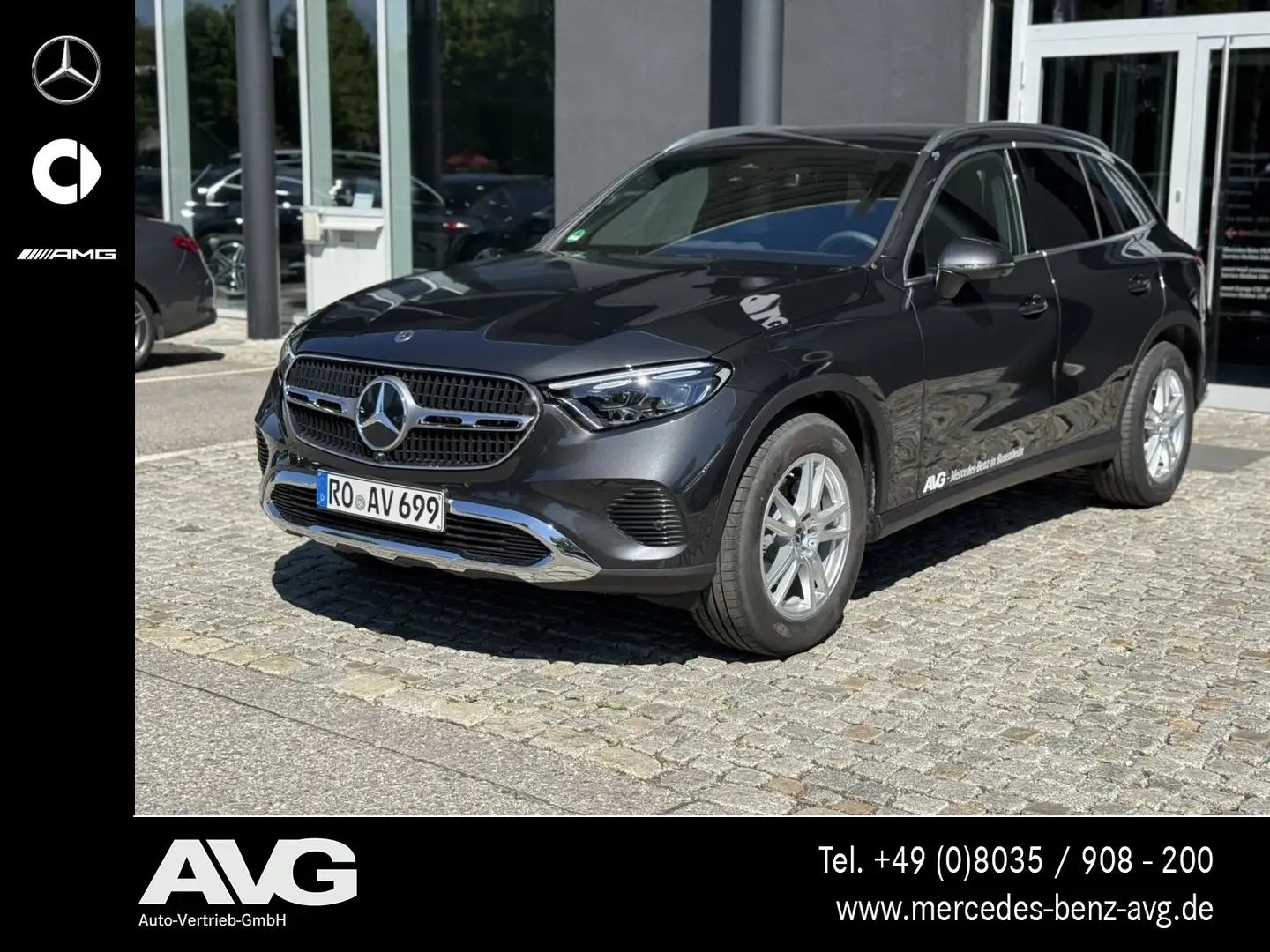 Mercedes-Benz GLC 200 GLC 200 4M Avantgarde DIGITAL AHK Memory 360° Gris - 1