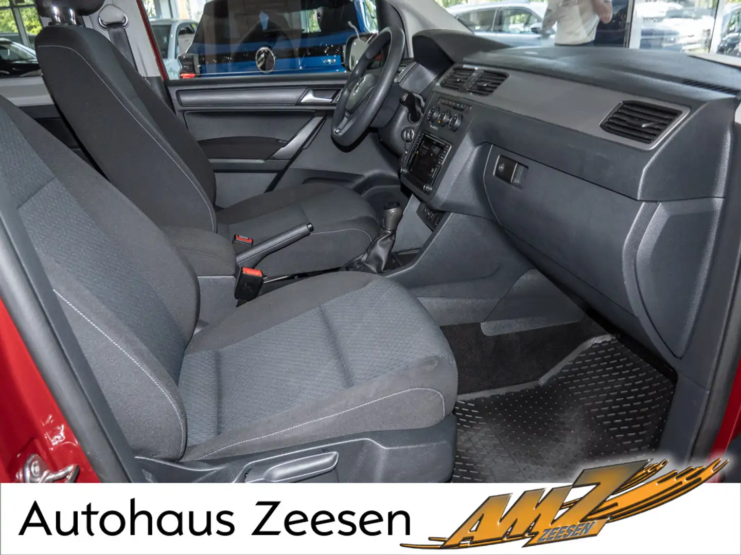 Volkswagen Caddy 1.0 TSI Trendline BMT NAVI PDC STANDHZ Rot - 2