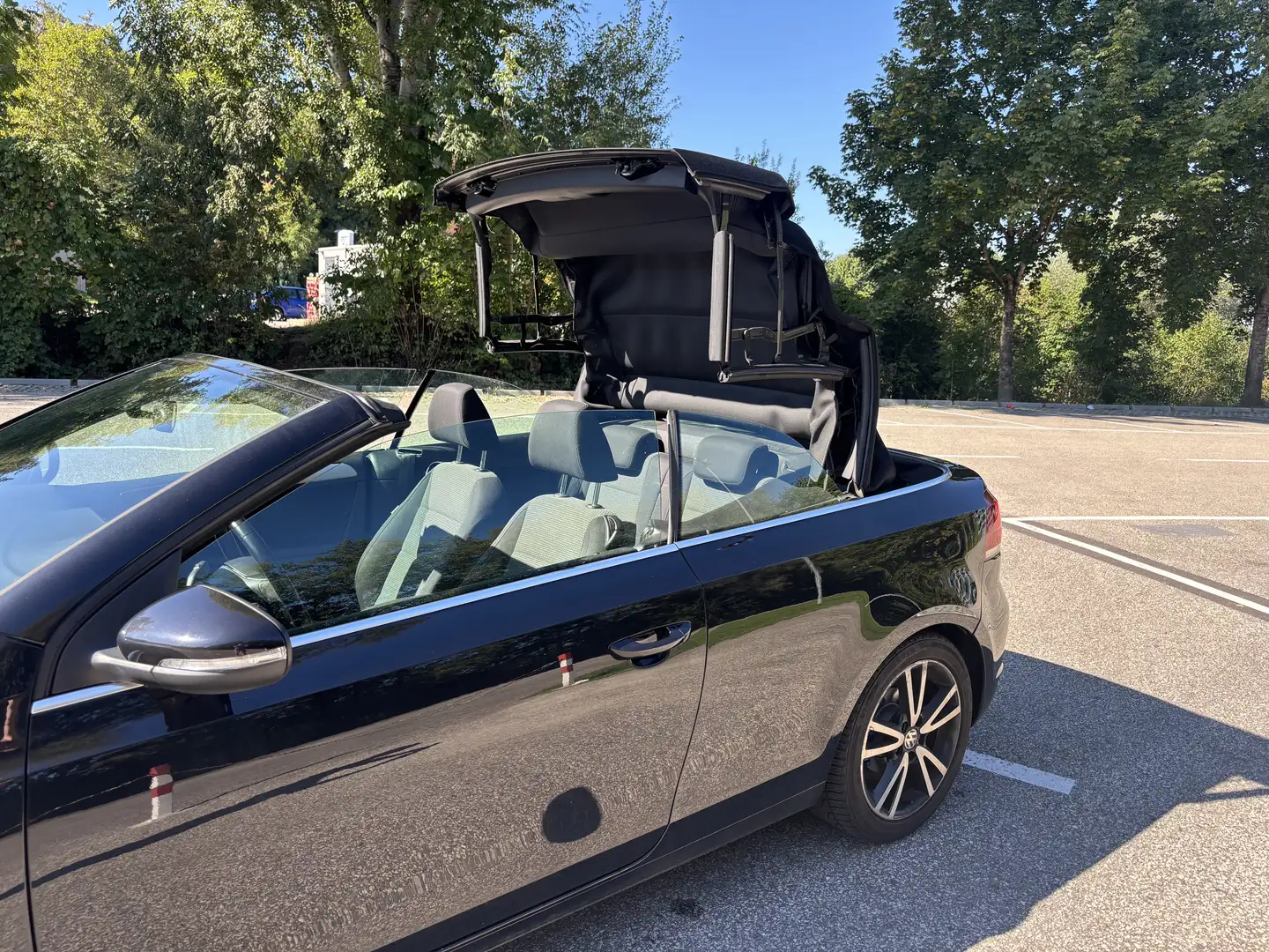 Volkswagen Golf Cabriolet Rabbit Cabrio el. Verdeck TDI 1,6l Schwarz - 2