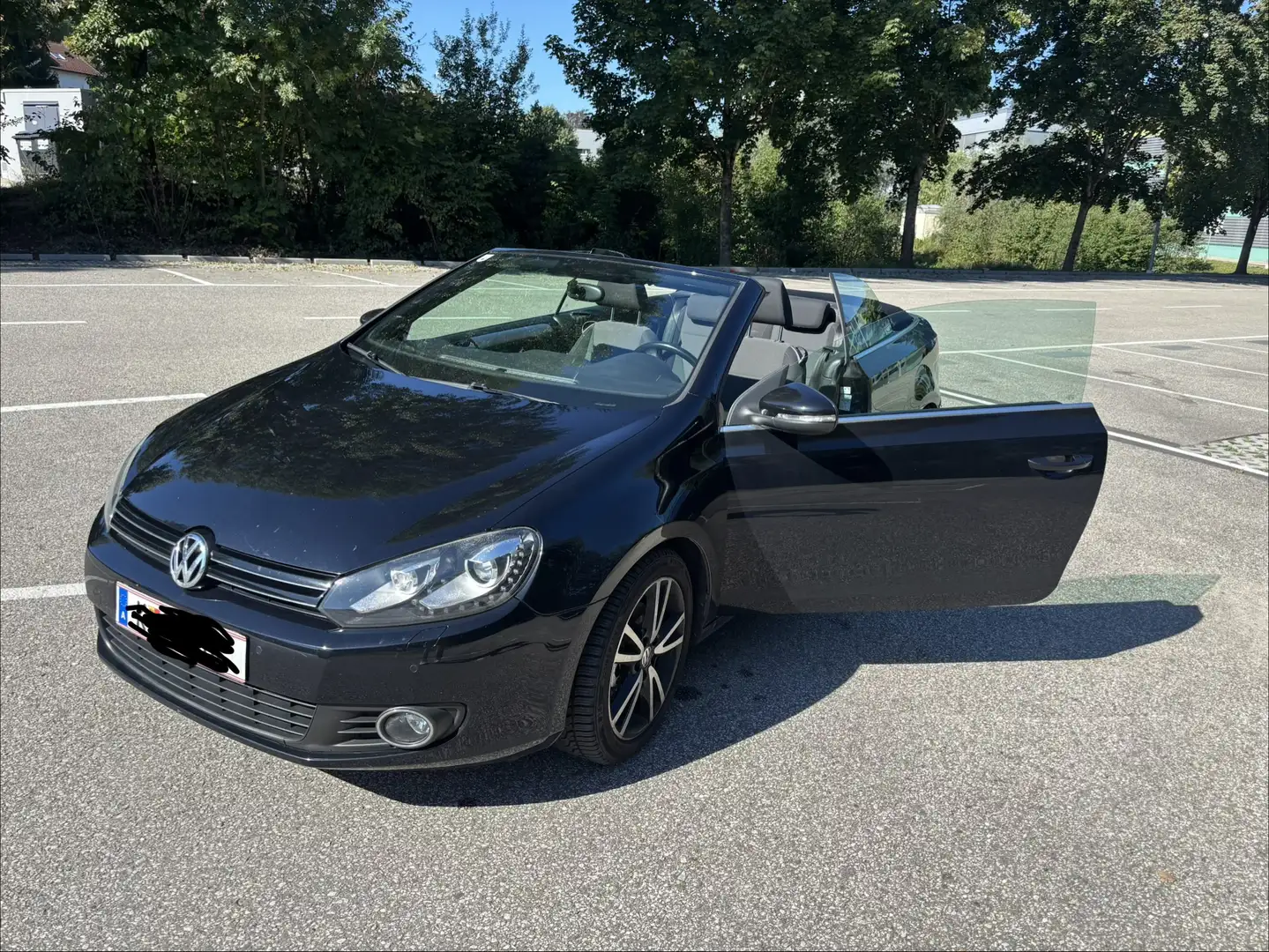 Volkswagen Golf Cabriolet Rabbit Cabrio el. Verdeck TDI 1,6l Schwarz - 1
