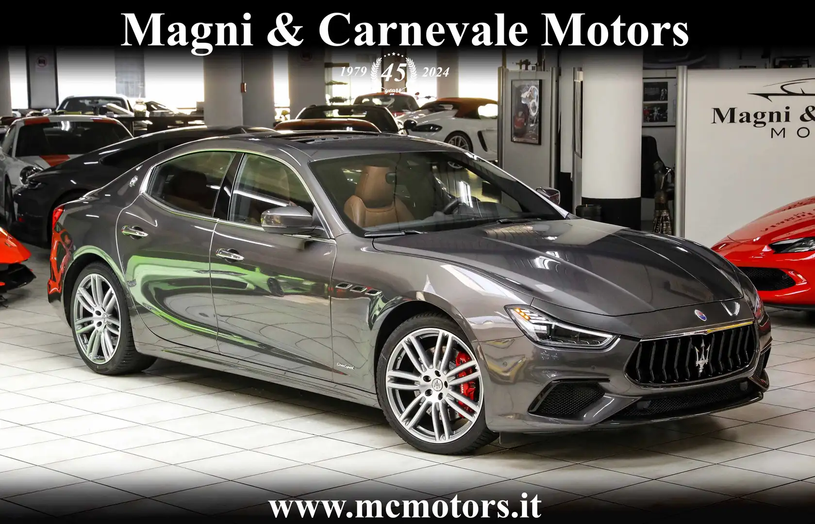 Maserati Ghibli S Q4 GRANSPORT|TETTO|HARMAN/KARDON|PELLE ESTESA Gris - 1