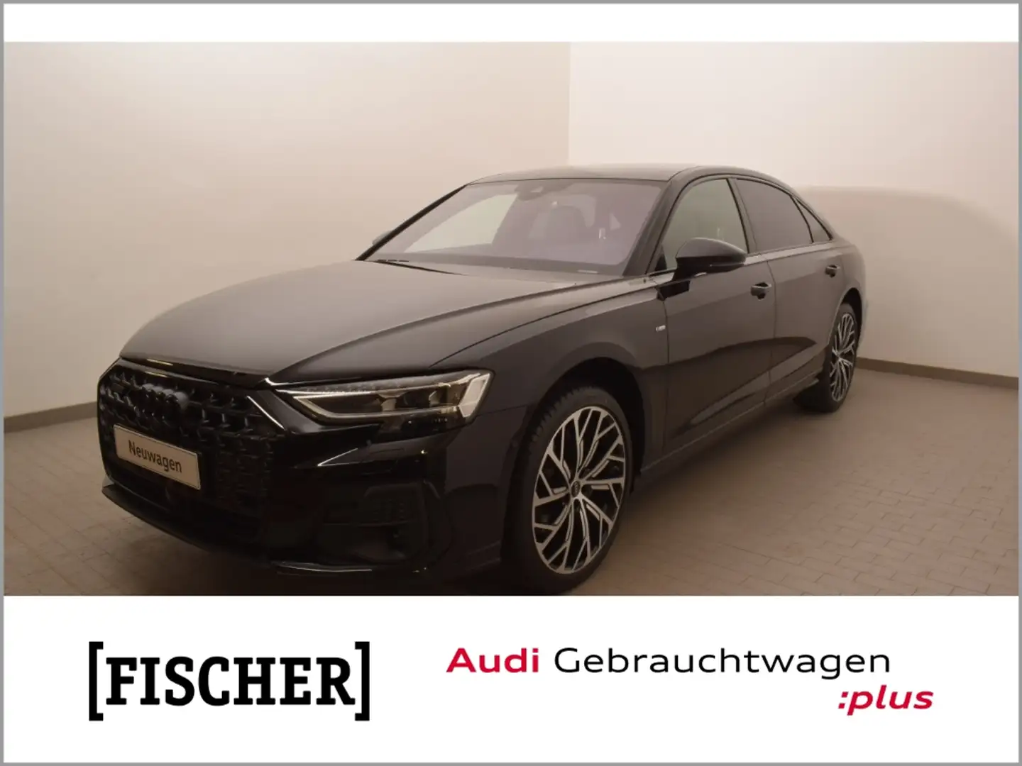 Audi A8 lang 50TDI quattro S line Matrix Navi STHZ Schwarz - 1