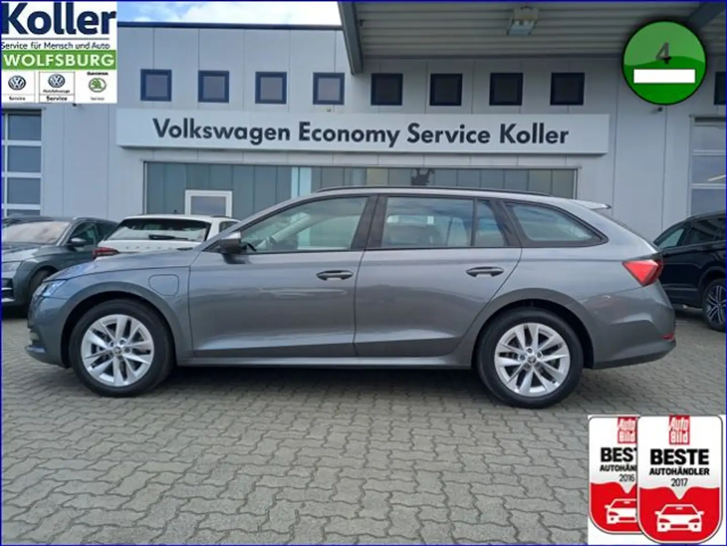 Skoda Octavia Combi 1.4 TSI iV DSG AHK Navi Grau - 1