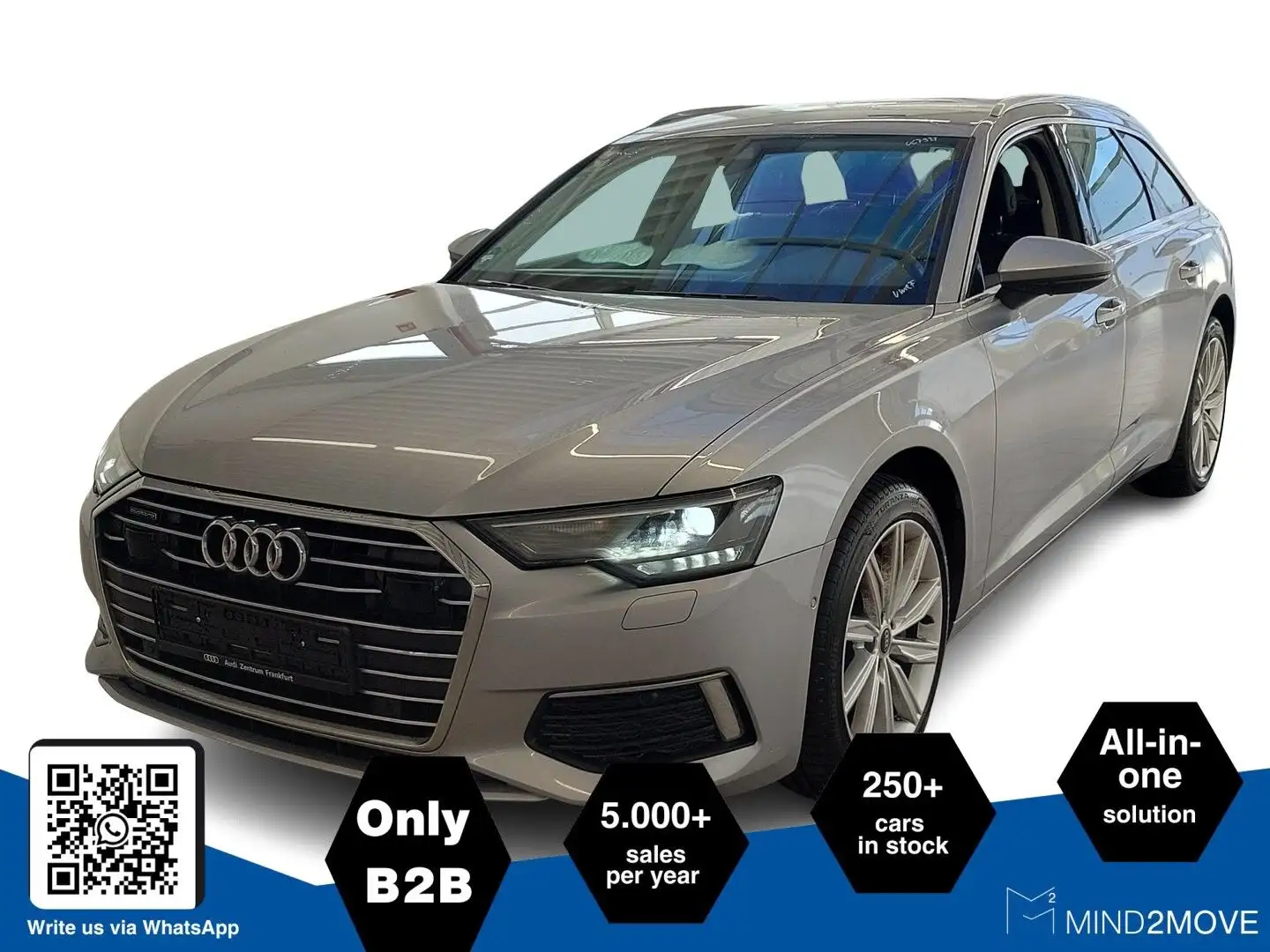 Audi A6 50 3.0 TDI quattro Avant design (EURO 6d) Grau - 2