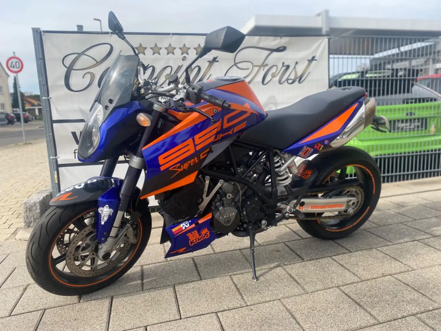 KTM 990 Super Duke Bleu - 2