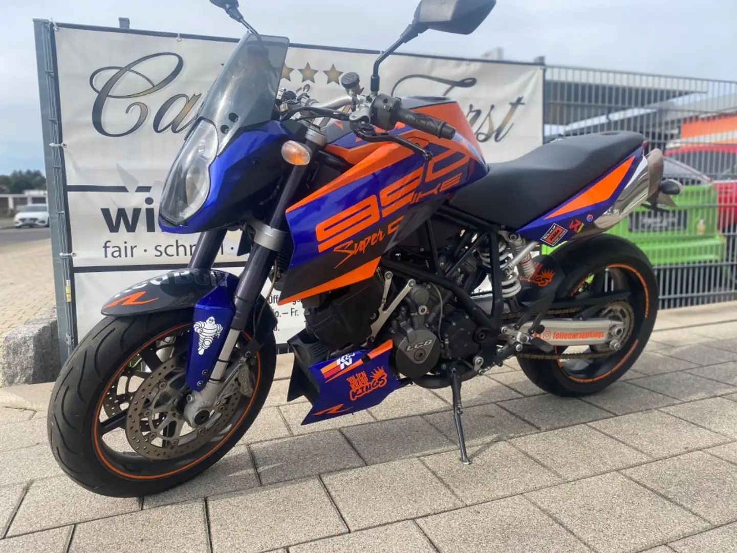 KTM 990 Super Duke Bleu - 1