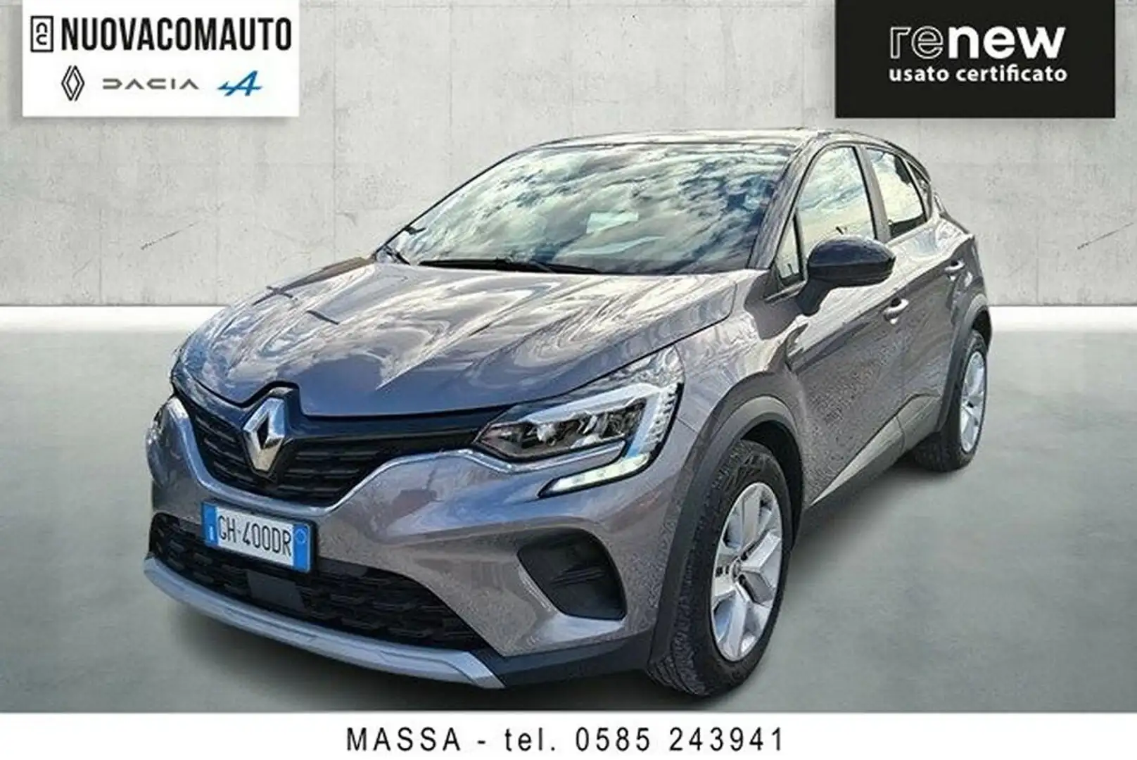 Renault Captur 1.0 tce Zen Gpl 100cv my21 Grigio - 1
