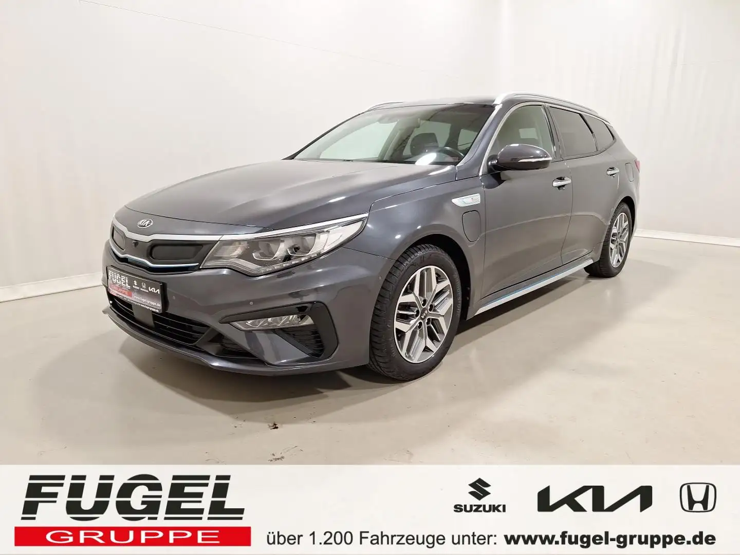 Kia Optima Sportswagon 2.0 DCT Spirit Hybrid 360°|LED|Navi|RF Grau - 1