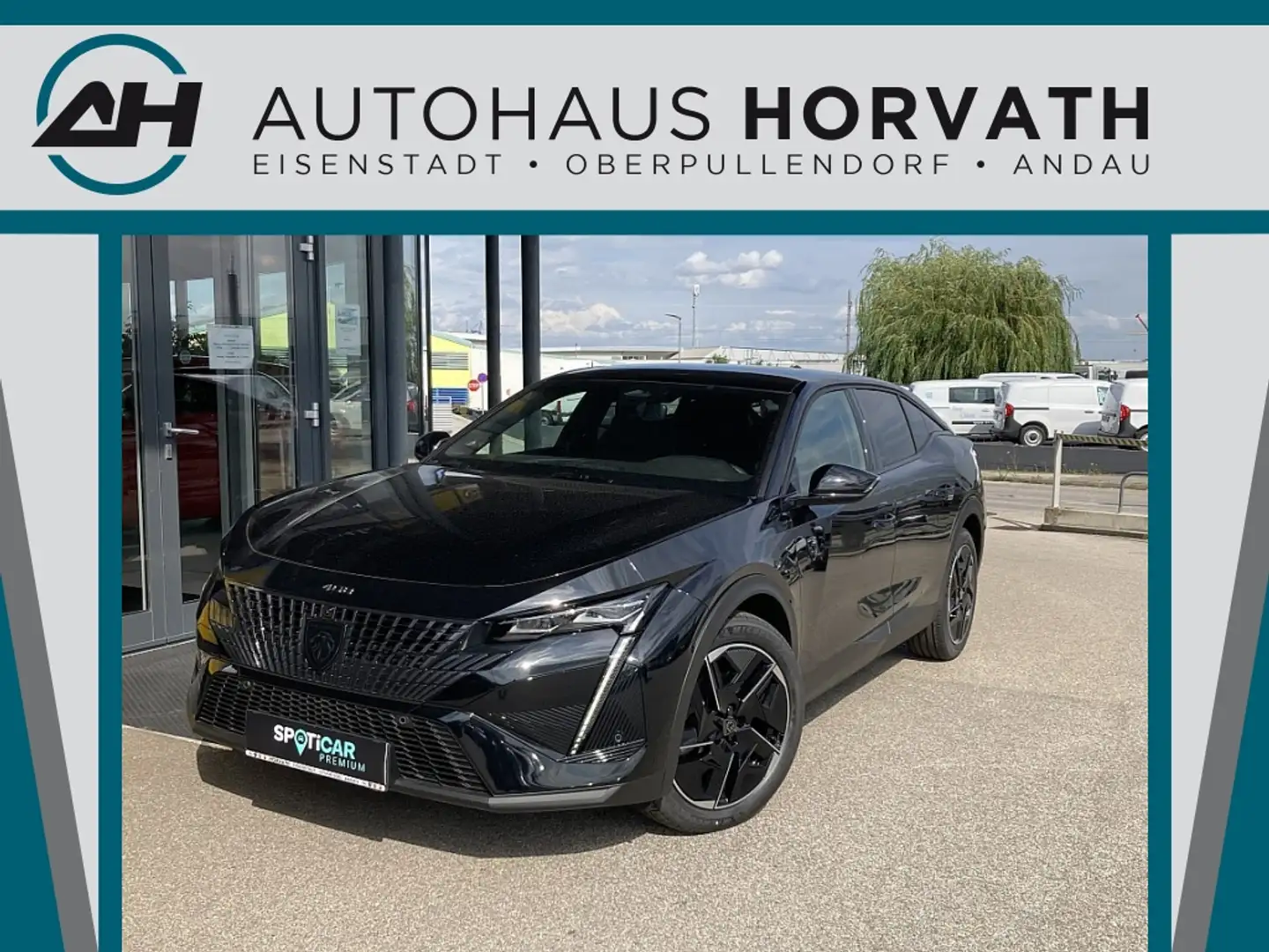 Peugeot 408 Hybrid 145 e-DCS6 GT Noir - 1