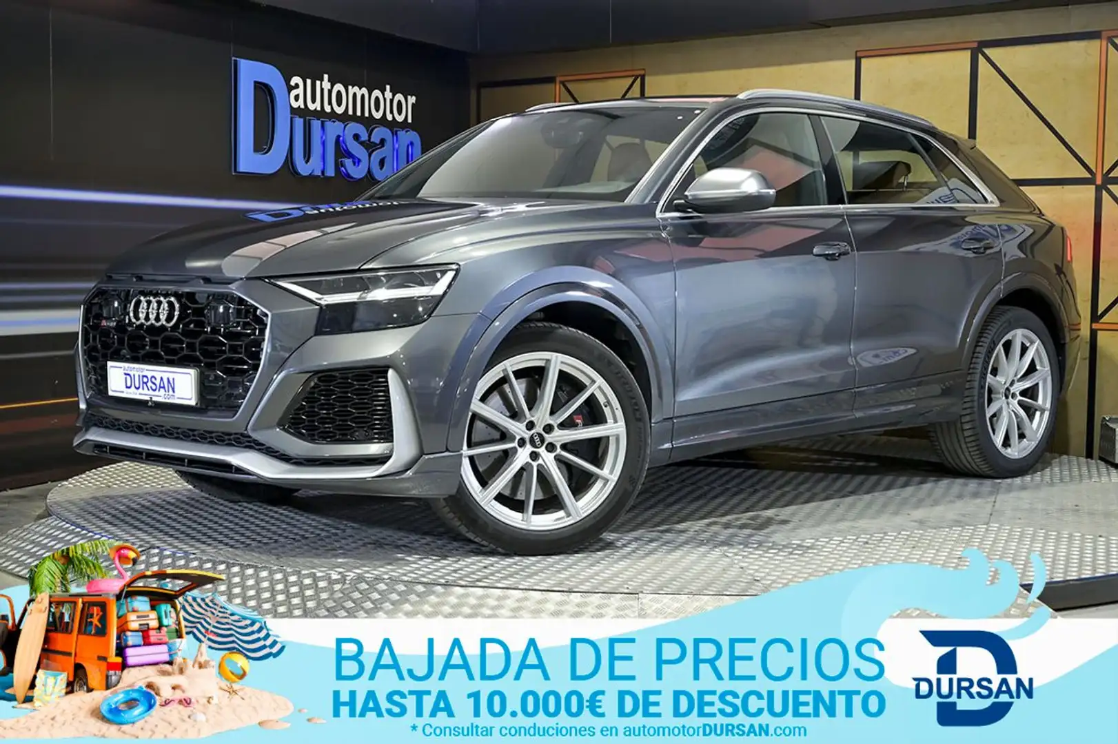Audi Q8 RS  TFSI 441kW 600CV quattro tipt Gris - 1