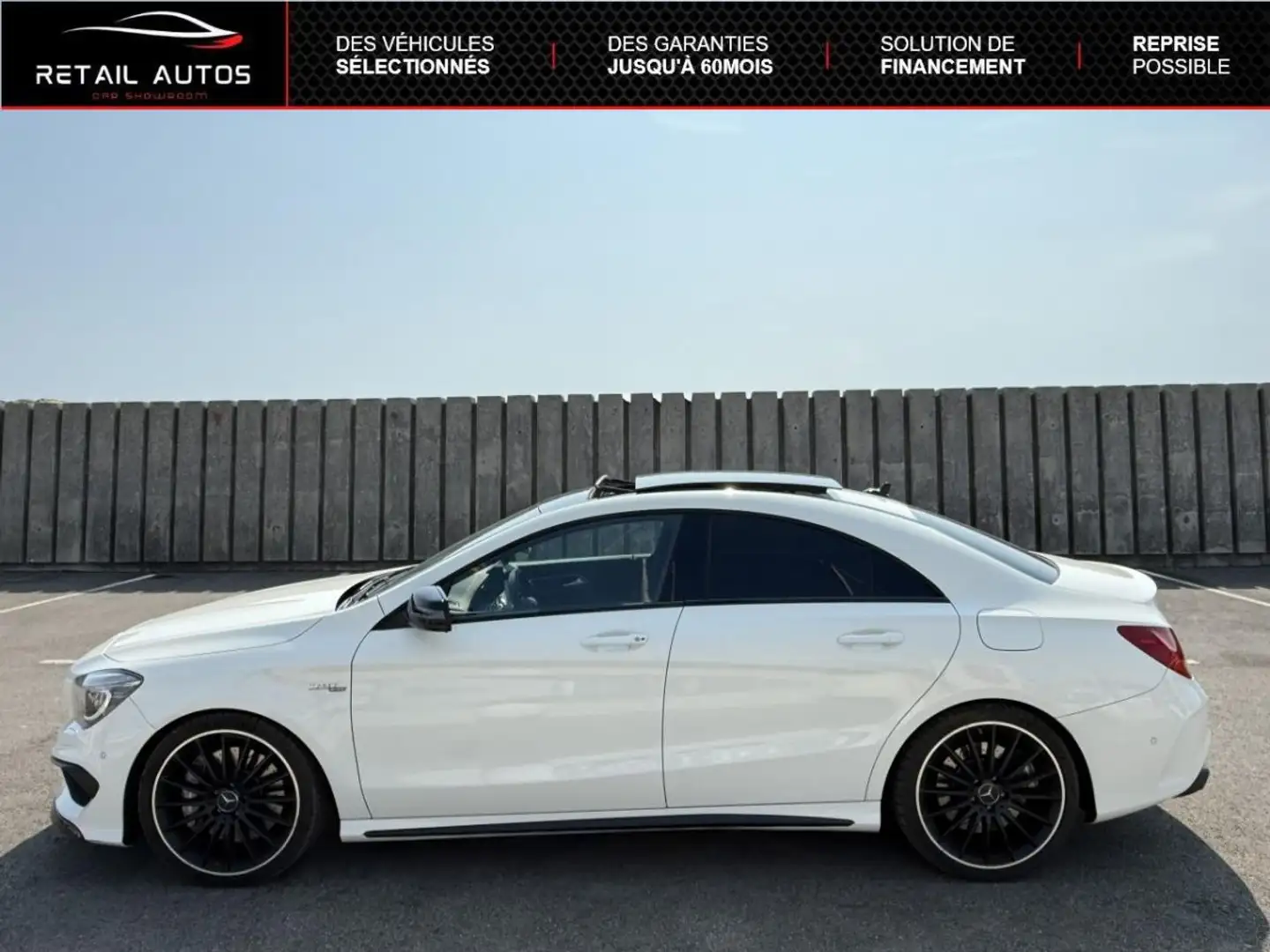 Mercedes-Benz CLA 45 AMG 45 AMG 4Matic Speedshift DCT Blanc - 2