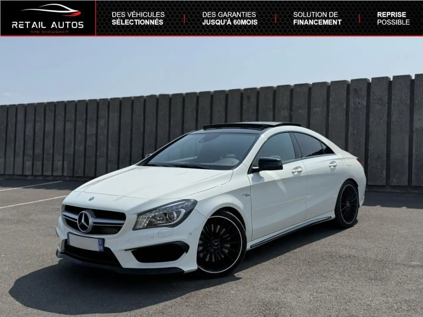 Mercedes-Benz CLA 45 AMG 45 AMG 4Matic Speedshift DCT Blanc - 1